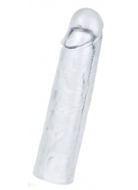 Прозрачная насадка-удлинитель Flawless Clear Penis Sleeve Add 1 - 15,5 см. - Lovetoy - в Новочебоксарске купить с доставкой