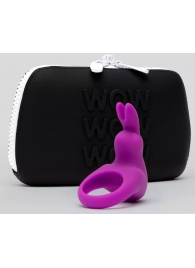Фиолетовое эрекционное виброкольцо Happy Rabbit Cock Ring Kit - Happy Rabbit - в Новочебоксарске купить с доставкой