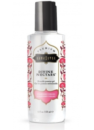 Гель-лубрикант на водной основе Divine Nectars Strawberry Dream с ароматом клубники - 150 мл. - Kama Sutra - купить с доставкой в Новочебоксарске