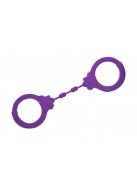 Фиолетовые силиконовые поножи Limitation - Lola Games - купить с доставкой в Новочебоксарске