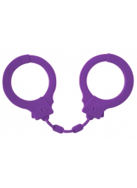 Фиолетовые силиконовые поножи Limitation - Lola Games - купить с доставкой в Новочебоксарске