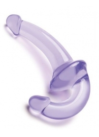 Фиолетовый безремневой страпон Strapless Strap-On - Lux Fetish - купить с доставкой в Новочебоксарске