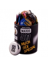 Текстурированные презервативы в кейсе MAXUS So Much Sex - 100 шт. - Maxus - купить с доставкой в Новочебоксарске