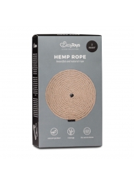 Пеньковая веревка для связывания Hemp Rope - 5 м. - Easy toys - купить с доставкой в Новочебоксарске