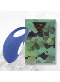 Синее кольцо с вибрацией Thor Cockring - FeelzToys - в Новочебоксарске купить с доставкой
