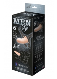 Пустотелый фаллопротез MEN STYLE - 17,5 см. - LOVETOY (А-Полимер) - купить с доставкой в Новочебоксарске