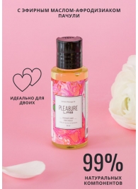 Массажное масло Pleasure Lab Delicate с ароматом пиона и пачули - 50 мл. - Pleasure Lab - купить с доставкой в Новочебоксарске