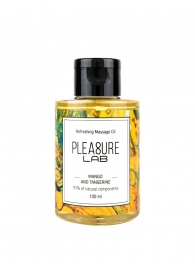 Массажное масло Pleasure Lab Refreshing с ароматом манго и мандарина - 100 мл. - Pleasure Lab - купить с доставкой в Новочебоксарске