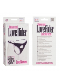 Трусы для страпона с универсальным креплением Universal Love Rider Luxe Harness - California Exotic Novelties - купить с доставкой в Новочебоксарске