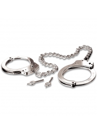 Металлические наручники Metal Leg Cuffs - Pipedream - купить с доставкой в Новочебоксарске