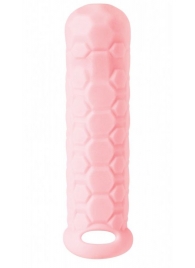 Розовый фаллоудлинитель Homme Long - 15,5 см. - Lola Games - в Новочебоксарске купить с доставкой