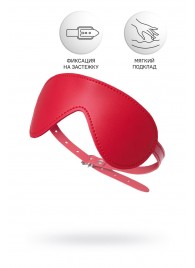 Красная маска Anonymo из искусственной кожи - ToyFa - купить с доставкой в Новочебоксарске