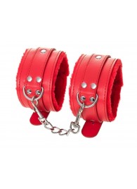 Красные оковы Anonymo из искусственной кожи - ToyFa - купить с доставкой в Новочебоксарске