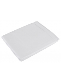 Белая виниловая простынь Vinyl Bed Sheet - Orion - купить с доставкой в Новочебоксарске