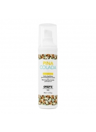 Разогревающее массажное масло с ароматом пина колада Gourmet Pina Colada - 50 мл. - Exsens - купить с доставкой в Новочебоксарске