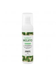 Разогревающее массажное масло с ароматом мохито Gourmet Mint Mojito - 50 мл. - Exsens - купить с доставкой в Новочебоксарске