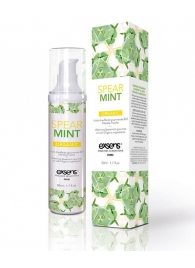 Разогревающее массажное масло Gourmet Spearmint Organic с органическими ингредиентами - 50 мл. - Exsens - купить с доставкой в Новочебоксарске