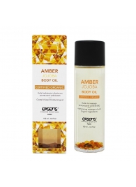 Органическое массажное масло AMBER JOJOBA - 100 мл. - Exsens - купить с доставкой в Новочебоксарске