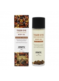 Органическое массажное масло TIGER EYE MACADAMIA - 100 мл. - Exsens - купить с доставкой в Новочебоксарске