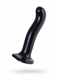 Черный стимулятор для пар P G-Spot Dildo Size L - 19 см. - Strap-on-me - в Новочебоксарске купить с доставкой