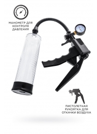 Прозрачная механическая помпа для пениса Viggo - Sexus - в Новочебоксарске купить с доставкой