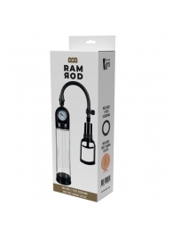 Прозрачная вакуумная помпа с манометром Deluxe Penis Pump - Dream Toys - в Новочебоксарске купить с доставкой