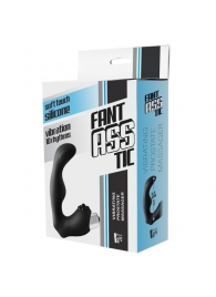 Черный вибромассажер простаты FantASStic Vibrating Prostate Massager - 11,3 см. - Dream Toys - в Новочебоксарске купить с доставкой