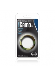Эрекционное кольцо камуфляжной расцветки Silicone Camo Cock Ring - Blush Novelties - в Новочебоксарске купить с доставкой