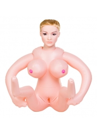 Надувная секс-кукла с реалистичной головой и поднятыми ножками - ToyFa - в Новочебоксарске купить с доставкой