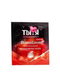 Разогревающий гель-лубрикант Stimulove Strong в одноразовой упаковке - 4 гр. - Биоритм - купить с доставкой в Новочебоксарске