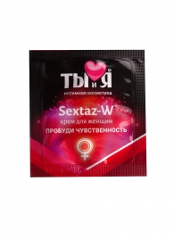 Возбуждающий крем для женщин Sextaz-W в одноразовой упаковке - 1,5 гр. - Биоритм - купить с доставкой в Новочебоксарске