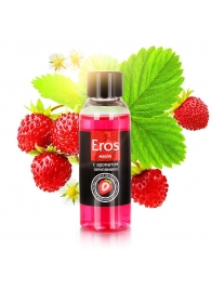 Массажное масло Eros fantasy с ароматом земляники - 50 мл. - Биоритм - купить с доставкой в Новочебоксарске