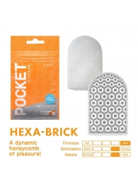 Карманный мастурбатор HEXA-BRICK - Tenga - в Новочебоксарске купить с доставкой