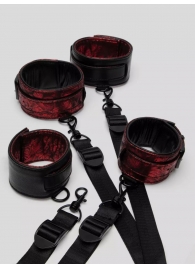 Изысканный набор фиксаций на кровати Reversible Under Mattress Restraint Set - Fifty Shades of Grey - купить с доставкой в Новочебоксарске