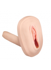 Мастурбатор-вагина с вибрацией и выносным пультом управления REALSTUFF SMOOTH   BALD - Dream Toys - в Новочебоксарске купить с доставкой