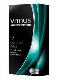 Контурные презервативы VITALIS PREMIUM comfort plus - 12 шт. - Vitalis - купить с доставкой в Новочебоксарске