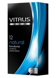 Классические презервативы VITALIS PREMIUM natural - 12 шт. - Vitalis - купить с доставкой в Новочебоксарске