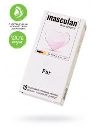 Супертонкие презервативы Masculan Pur - 10 шт. - Masculan - купить с доставкой в Новочебоксарске