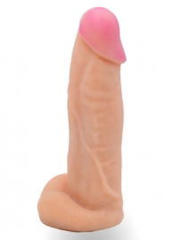 Телесная насадка на Harness с коннектором в ламинате - 20 см. - LOVETOY (А-Полимер) - купить с доставкой в Новочебоксарске