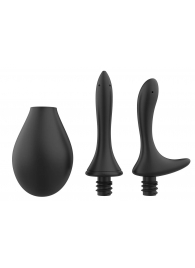 Черный анальный душ Nexus Anal Douche Set с 2 сменными насадками - Nexus Range - купить с доставкой в Новочебоксарске