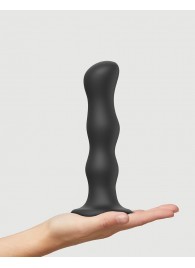 Черная насадка Strap-On-Me Dildo Geisha Balls size XL - Strap-on-me - купить с доставкой в Новочебоксарске