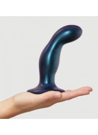 Темно-синяя насадка Strap-On-Me Dildo Plug Snaky size M - Strap-on-me - купить с доставкой в Новочебоксарске