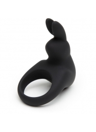Черное эрекционное виброкольцо Happy Rabbit Rechargeable Rabbit Cock Ring - Happy Rabbit - в Новочебоксарске купить с доставкой
