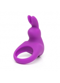 Фиолетовое эрекционное виброкольцо Happy Rabbit Rechargeable Rabbit Cock Ring - Happy Rabbit - в Новочебоксарске купить с доставкой