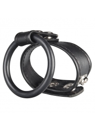 Двойное кольцо выносливости на пенис DUAL STAMINA RING - BlueLine - в Новочебоксарске купить с доставкой