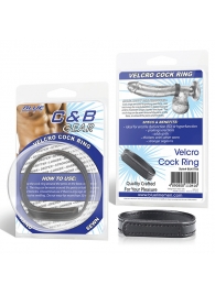 Кольцо на пенис из искусственной кожи на липучке VELCRO COCK RING - 5 см. - BlueLine - в Новочебоксарске купить с доставкой