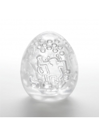 Мастурбатор-яйцо Keith Haring EGG DANCE - Tenga - в Новочебоксарске купить с доставкой
