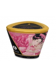 Массажная свеча Rose Petals с ароматом розы - 170 мл. - Shunga - купить с доставкой в Новочебоксарске