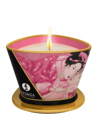 Массажная свеча Rose Petals с ароматом розы - 170 мл. - Shunga - купить с доставкой в Новочебоксарске