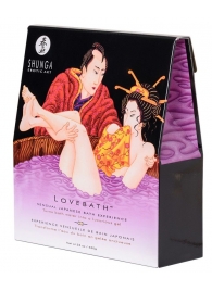 Соль для ванны Lovebath Sensual lotus, превращающая воду в гель - 650 гр. - Shunga - купить с доставкой в Новочебоксарске